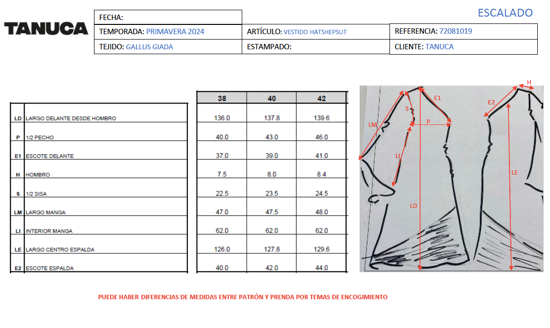 Vestido Hatshepsut